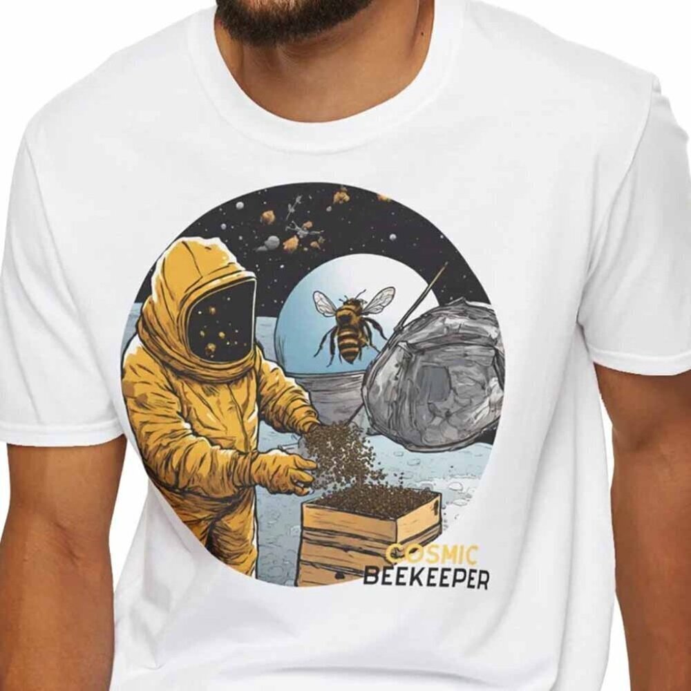 Cosmic Beekeeper Unisex Tshirt Bee Gifts Bee Lovers Gift Tshirt